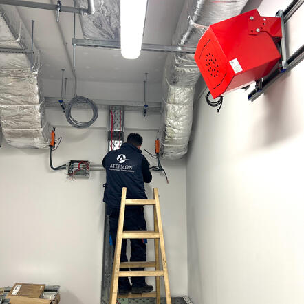 Εγκατάσταση fire dumper σε καινούριο ερευνητικό κέντρο